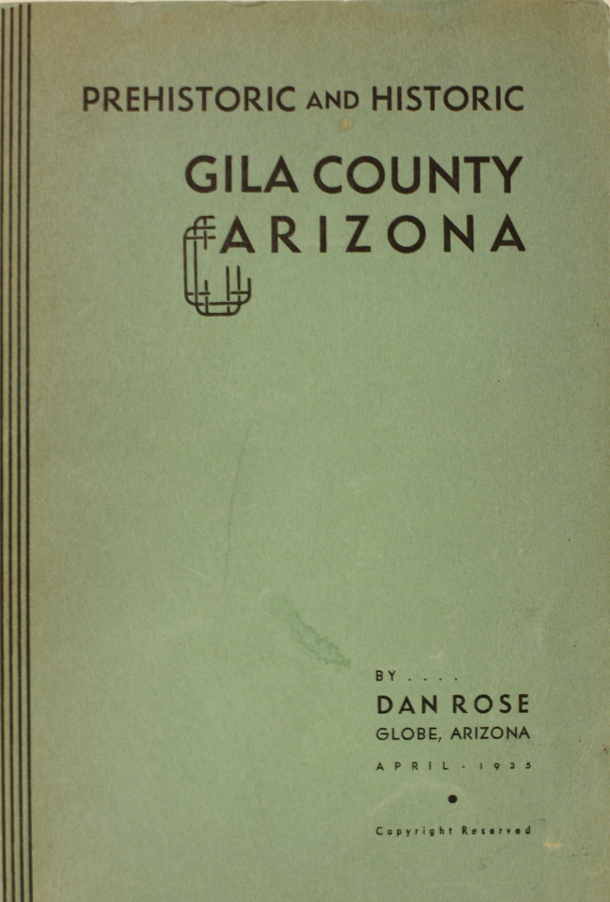 Image for Prehistoric and Historic Gila County, Arizona