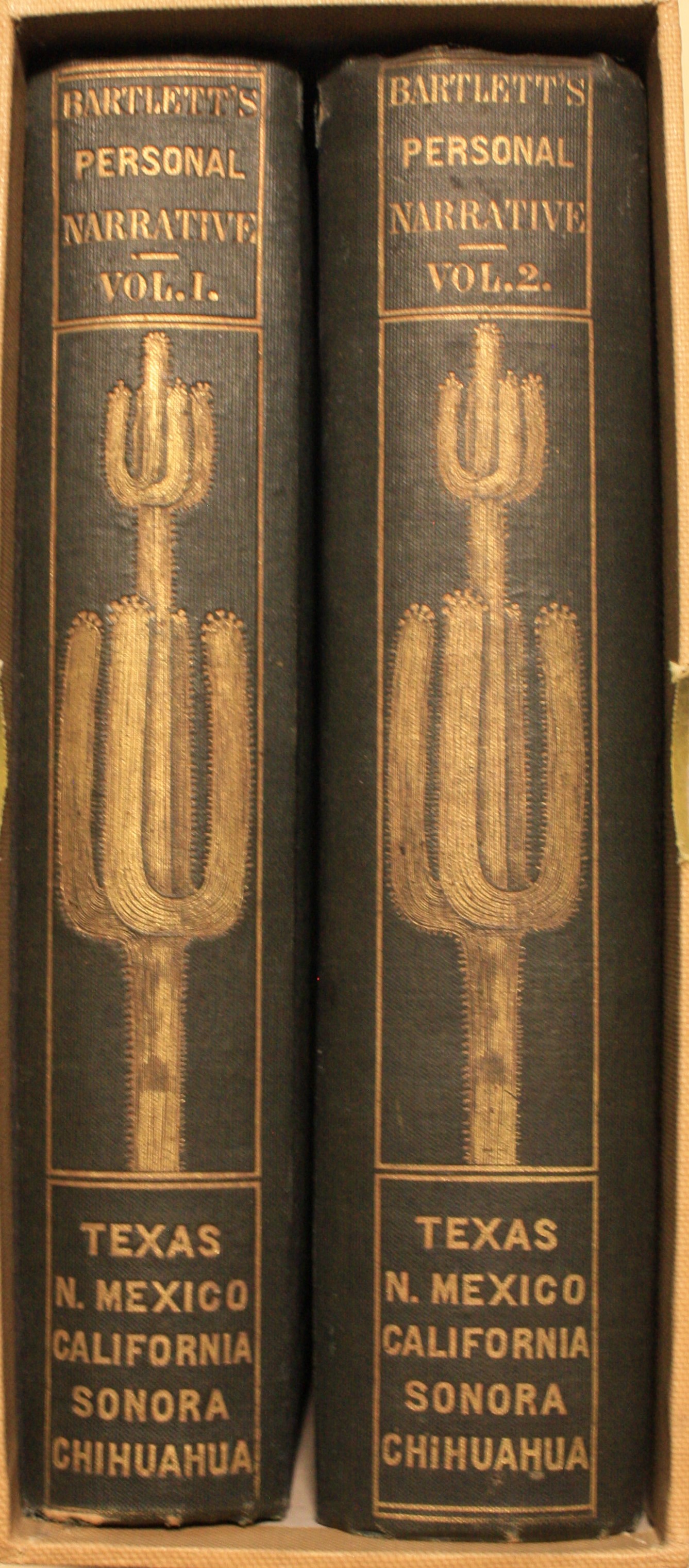 Personal Narrative of Explorations and Incidents in Texas, New Mexico, California, Sonora and Chihuahua Connected With The United States and Mexican Boundary Commission During the Years, 1850, 51, 52 and 53. Two Volumes