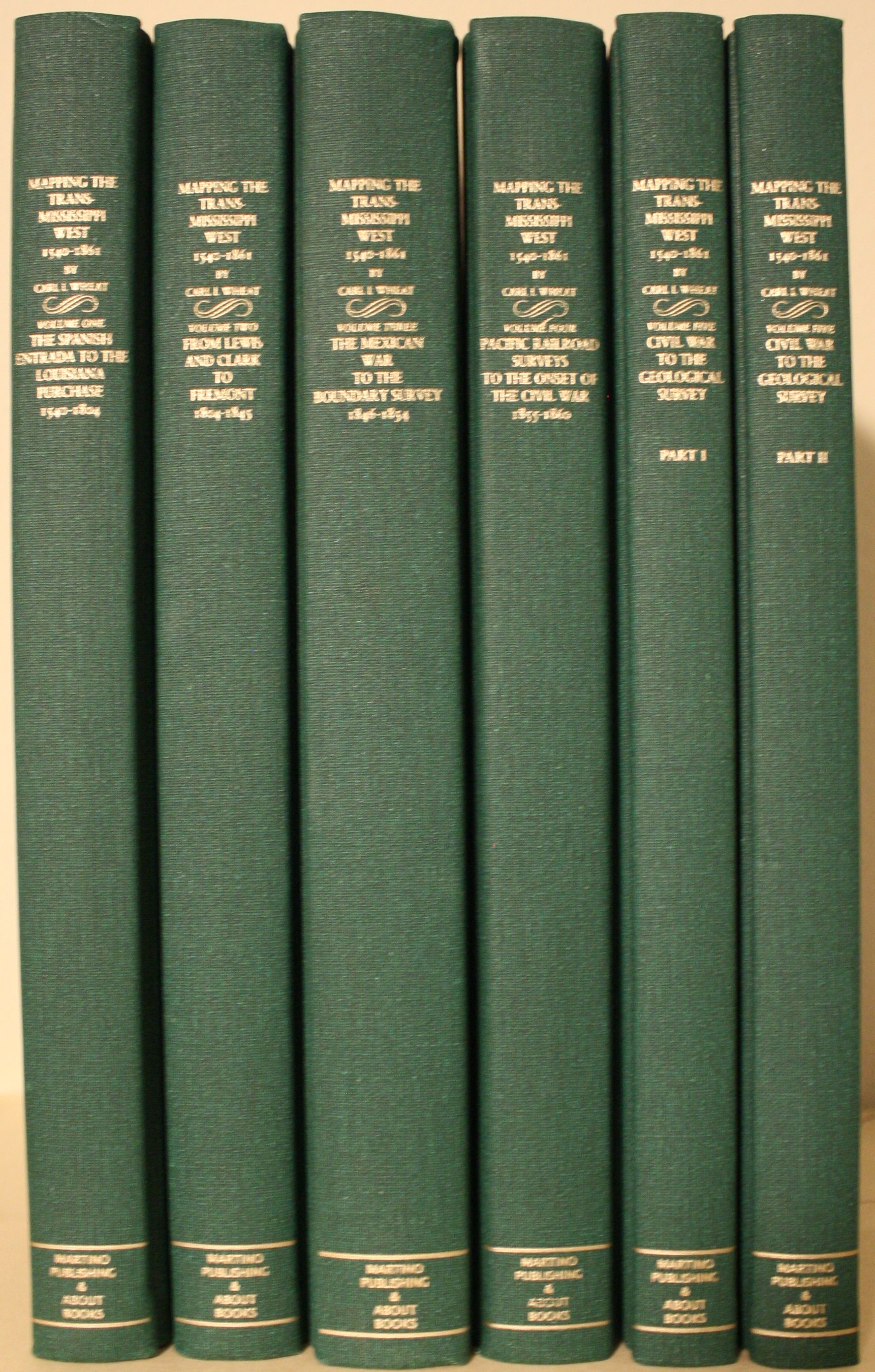 Mapping The Transmississippi West 6 Volumes