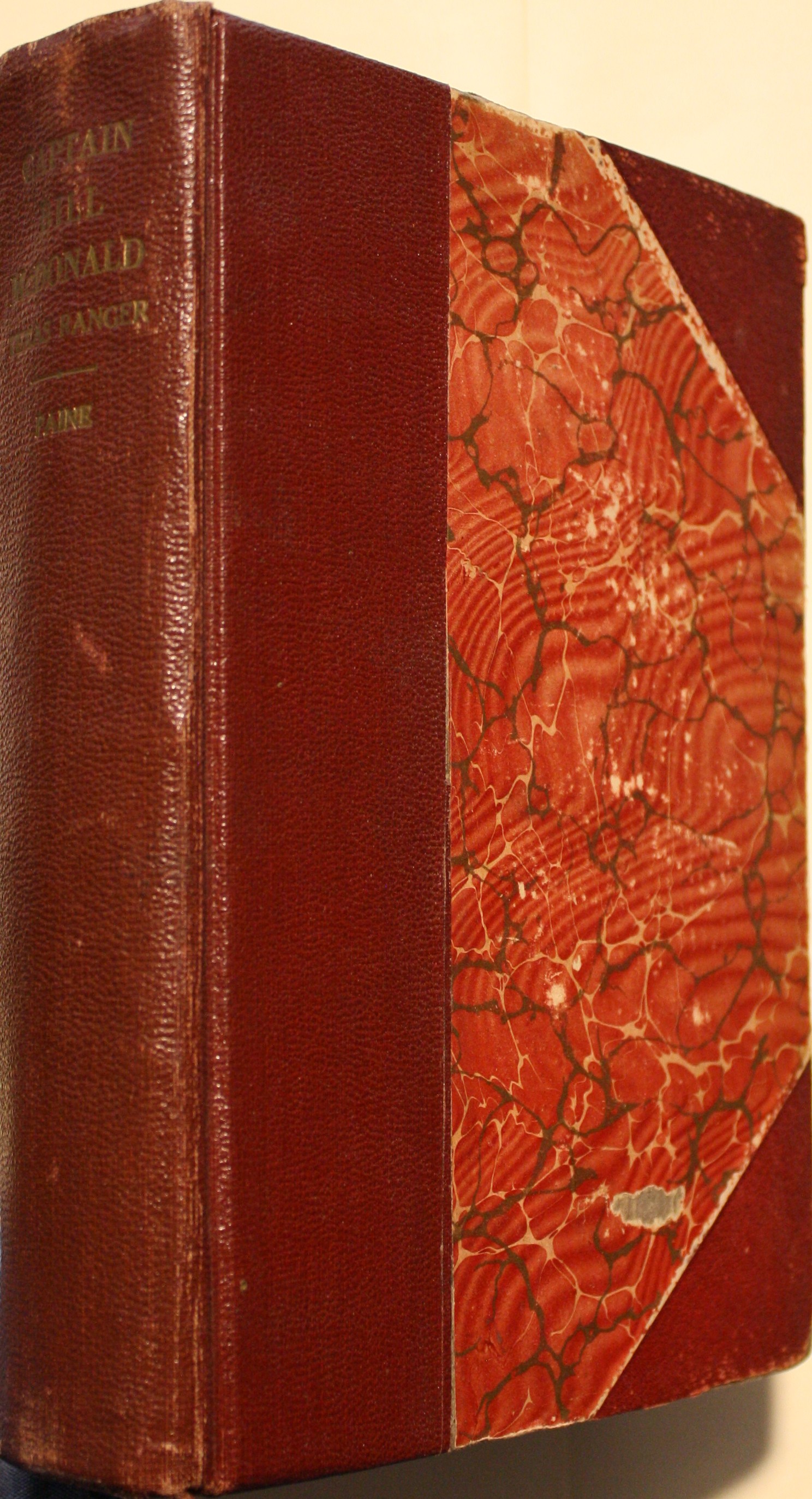 Captain Bill McDonald Texas Ranger A Story Of Frontier Reform With Introductory Letter By Theodore Roosevelt
