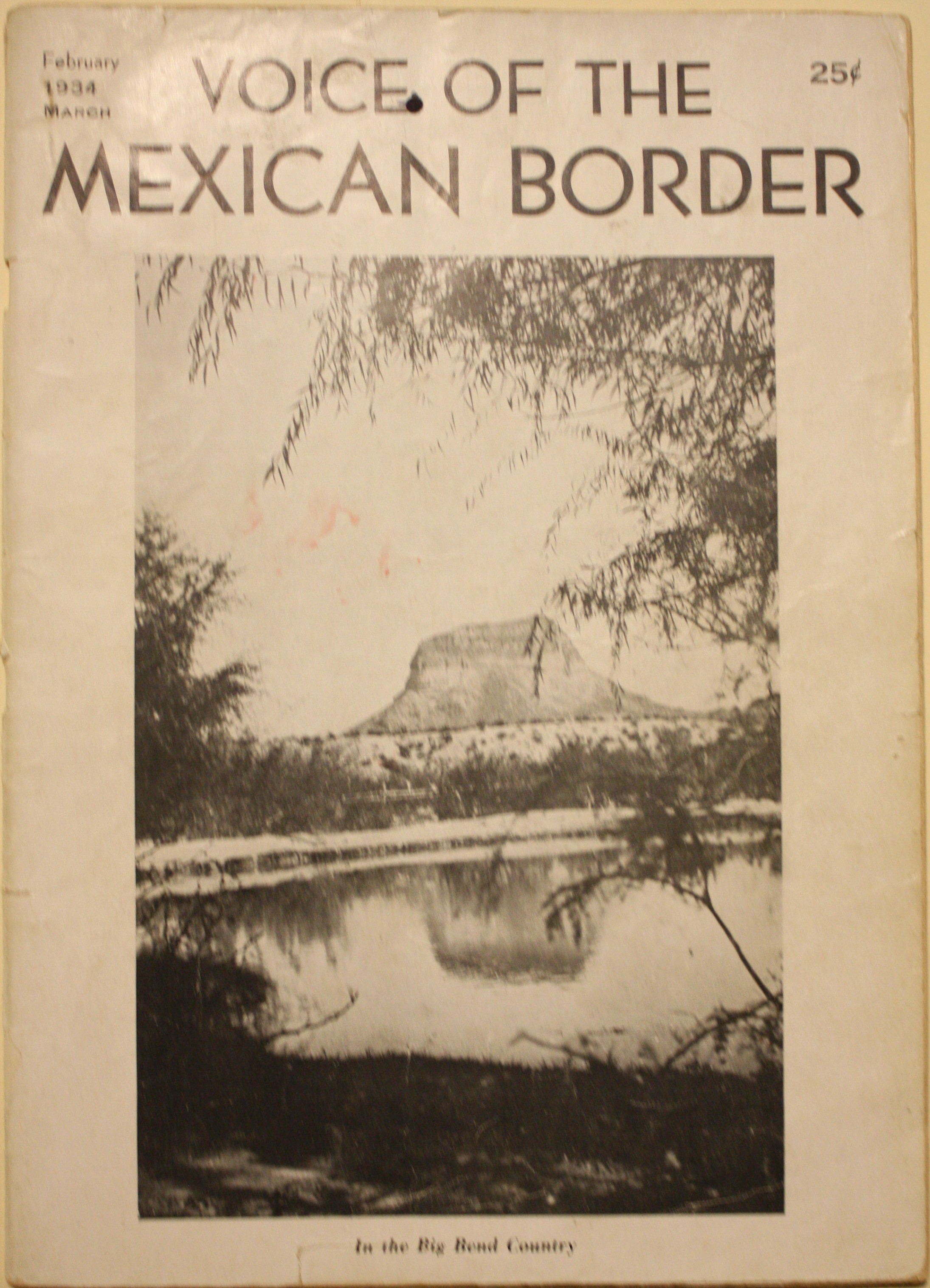 Voice Of The Mexican Border February - March 1934