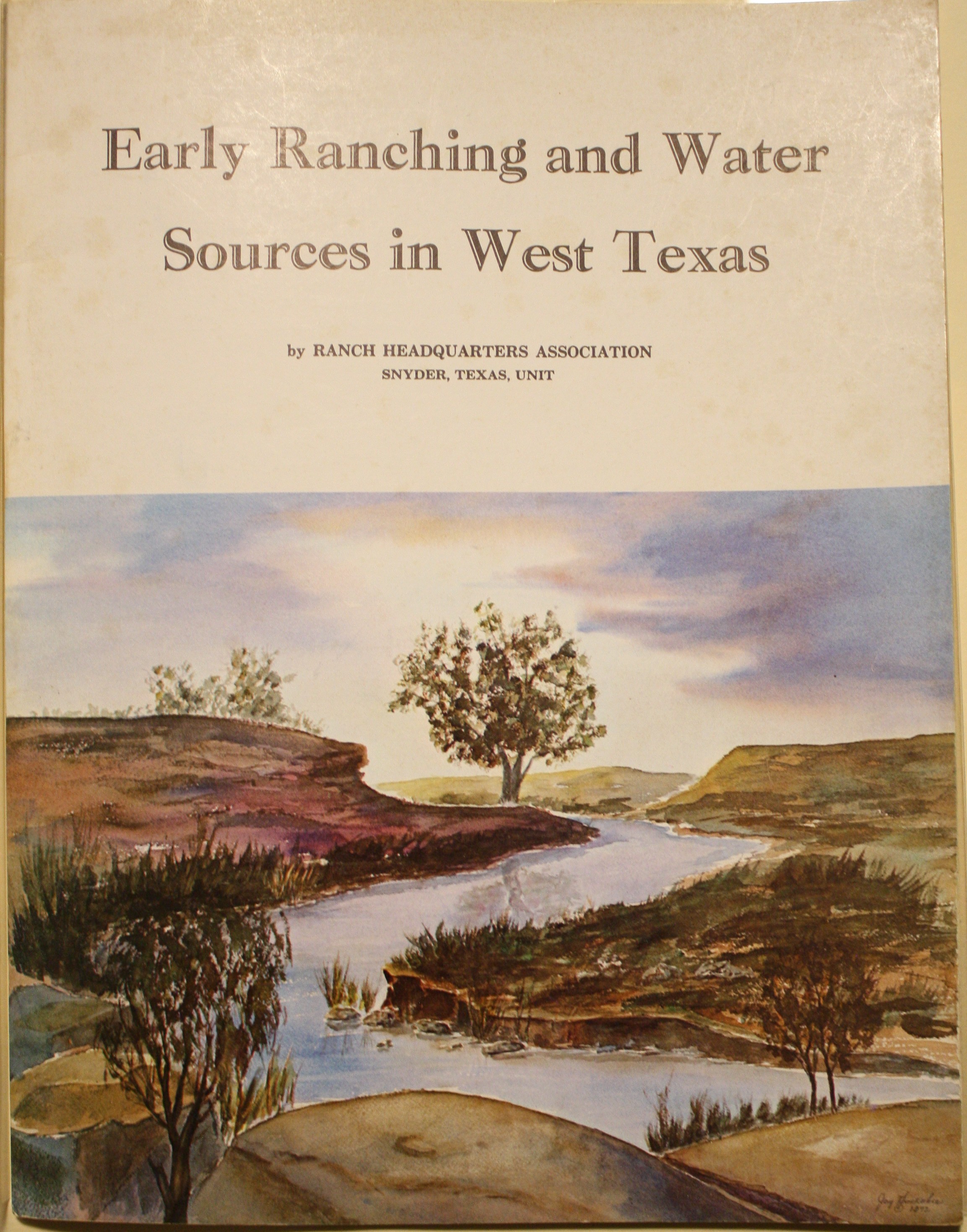 Early Ranching and Water Sources in West Texas