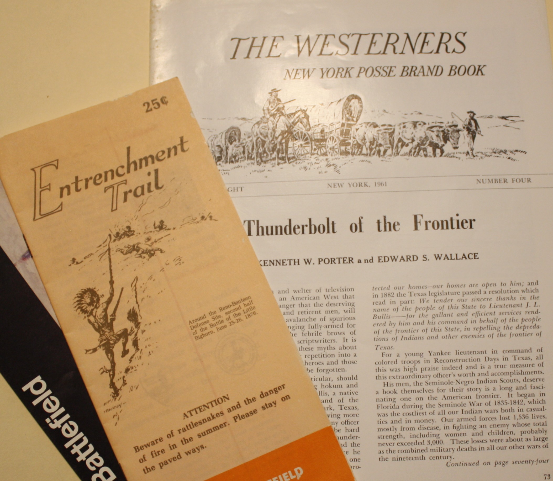Thunderbolt of the Frontier as contained in The Westerners New York Posse Brand Book Vol. 8, No. 4