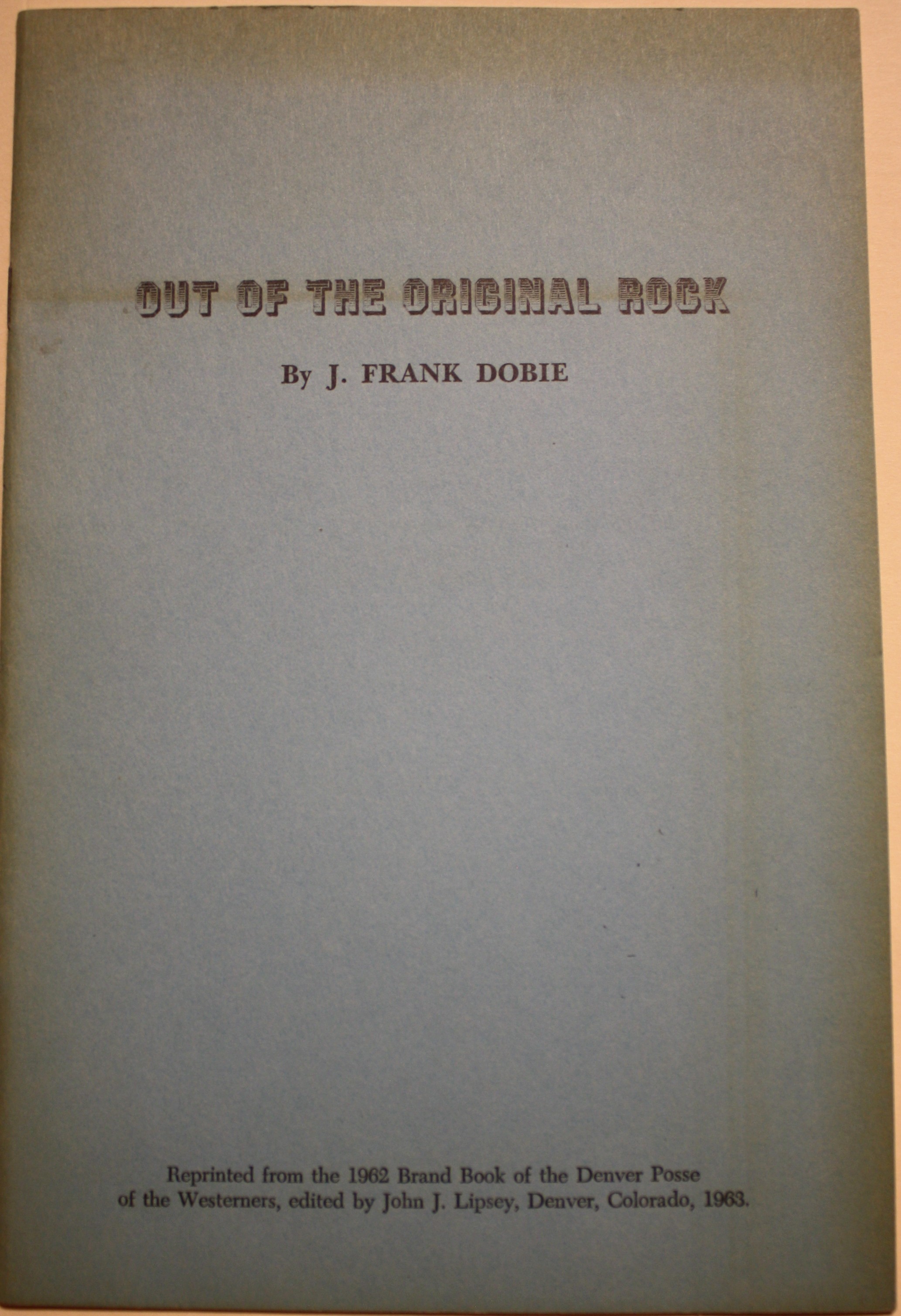 Image for Out Of The Original Rock Out Of The Original Rock